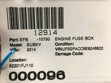 2013 2014 SUBARU XV CROSSTEK Electrical Cabin Interior Fuse Box 2.0L Interior Q