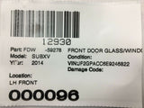 2013 2014 SUBARU XV CROSSTREK Front Door Glass Window Privacy Tint Driver Left