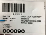 2014 SUBARU XV CROSSTREK Front Door Lock Latch w/ Inside Door Handle Left Q