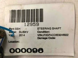 2014 SUBARU XV CROSSTREK Upper Steering Column Intermediate Shaft OEM Q
