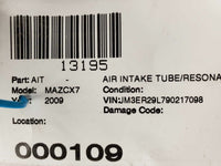 2009 MAZDA CX-7 Air Intake Turbo Tube Resonator 2.3L OEM Q