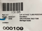 2009 MAZDA CX-7 Air Intake Turbo Tube Resonator 2.3L OEM Q