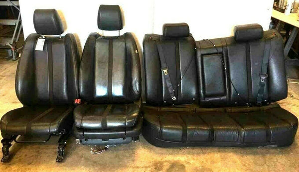 2007- 2009 MAZDA CX-7 Front & Rear Seat Complete Right & Left Leather Black Q