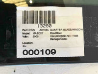 2007 - 2012 MAZDA CX-7 Quarter Glass Window w/ Privacy Tint Passenger Right Q