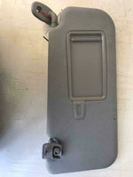2012 - 2017 KIA RIO Sun Visor w/ Mirror Sunvisor w/ Clip Gray Passenger Right Q