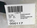 2014 KIA RIO Rear Bumper Bracket  Black Plastic Driver Left LH OEM Q