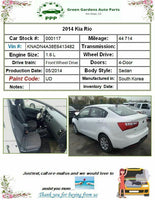 Kia Rio 14 2014 Genuine Used Engine Frame Mount