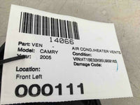 2005 TOYOTA CAMRY Front A/C Air Conditioning Heater Vent Driver Left Black Q