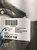 2018 MITSUBISHI OUTLANDER Rear Brake Backing Plate Dust Shield Driver Left OEM Q