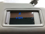 2016 MAZDA 3 Sun Visor w/ Mirror Sunvisor Passenger Right Cloth Gray OEM
