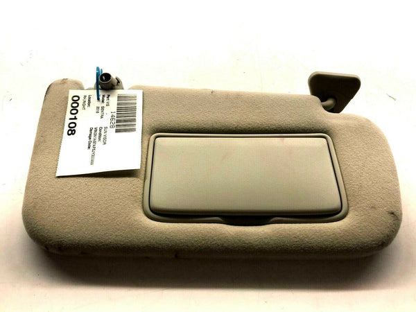 2018 NISSAN SENTRA Front Sun Visor w/ Mirror Sunvisor Passenger Right Cloth RH Q