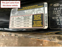KIA RIO 2012 - 2016 Used Genuine Air SRS Safety Bag Dash Passenger 845301W600