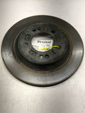 2016 KIA OPTIMA Rear Brake Disc Rotor Cross Drill Slotted Driver Left LH Used
