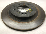 2016 KIA OPTIMA Rear Brake Disc Rotor Cross Drill Slotted Driver Left LH Used