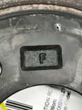 2016 KIA OPTIMA Rear Brake Disc Rotor Cross Drill Slotted Driver Left LH Used