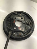 2011 HONDA FITA Rear Brake Backing Plate Dust Shield w/ Cable Driver Left OEM