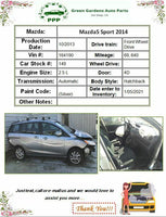 201 MAZDA 5 Multi-Information Display Board Computer CG40611J0 OEM