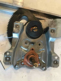 2002 SATURN S SERIES Rear Back Power Window Regulator w / Motor Right Used