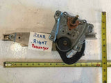 2002 SATURN S SERIES Rear Back Power Window Regulator w / Motor Right Used