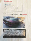 2002 SATURN S SERIES Rear Back Power Window Regulator w / Motor Right Used