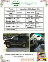 2003 - 2005 FORD EXPEDITION Front Sun Visor w/ Mirror Sunvisor Driver Left OEM
