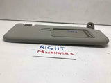 2012 - 2017 KIA RIO Front Sun Visor w/ Mirror Sunvisor Passenger Right RH OEM