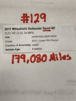 MITSUBISHI OUTLANDER Sport 2011 - 2012 Steering Column Automatic Trans 2.0L FWD