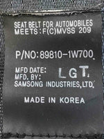 2017 KIA RIO Rear Seat Belt Safety Seatbelt Middle Driver Left LH OEM