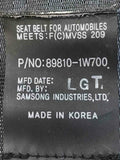 2017 KIA RIO Rear Seat Belt Safety Seatbelt Middle Driver Left LH OEM