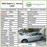 2004 SATURN L300 Rear Interior Door Trim Panel Passenger Right RH Used