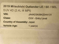 2019 MITSUBISHI OUTLANDER Vapor Canister Mount Bracket Support OEM