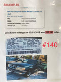 1995 FORD EXPLORER Rear Windshield Washer Coolant Fluid Overflow Reservoir Tank
