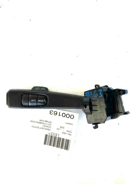 2006 VOLVO S40 40 SERIES Headlight Lamp Head Light Column Control Switch 17D770