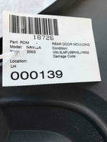 2003 LINCOLN NAVIGATOR Rear Back Door Molding Trim Driver Left 2L74-7824737 OEM