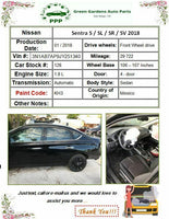 NISSAN SENTRA  2013 - 2019 Used Rear Door Color Code: KH3 Left Driver Side
