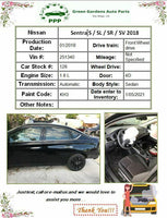 2014 - 2019 NISSAN SENTRA Power Steering Column Floor Shift w/ Motor JJ501002750
