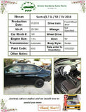 2014 - 2019 NISSAN SENTRA Power Steering Column Floor Shift w/ Motor JJ501002750