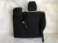 2017 FORD FIESTA Rear Seat Cushion Upper Black Cloth Left Driver Side OEM