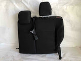 2017 FORD FIESTA Rear Seat Cushion Upper Black Cloth Left Driver Side OEM