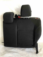 2017 FORD FIESTA Rear Seat Cushion Upper Black Cloth Left Driver Side OEM