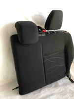 2017 FORD FIESTA Rear Seat Cushion Upper Black Cloth Left Driver Side OEM