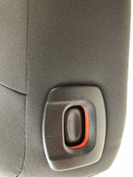 2017 FORD FIESTA Rear Seat Cushion Upper Black Cloth Left Driver Side OEM