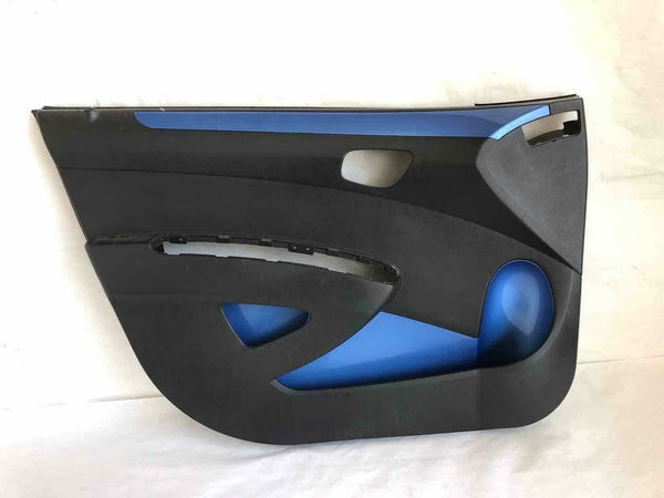 2013 CHEVROLET SPARK Front Door Trim Interior Panel Driver Left Black & Blue OEM