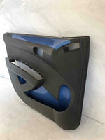 2013 CHEVROLET SPARK Front Door Trim Interior Panel Driver Left Black & Blue OEM