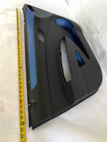 2013 CHEVROLET SPARK Front Door Trim Interior Panel Driver Left Black & Blue OEM