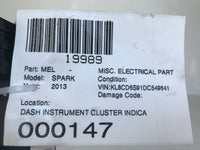 CHEVY SPARK 13 2013 Used Dash Info Cluster Indicator Switch Used 95947827 OEM