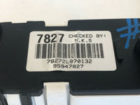 CHEVY SPARK 13 2013 Used Dash Info Cluster Indicator Switch Used 95947827 OEM