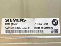 2003 BMW 325I Engine Motor Computer Control Module ECM ECU 7514833 OEM