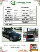 2003 BMW 325I Owners Manual Service Book Handbook Wallet Black OEM