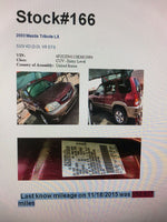 2003 MAZDA TRIBUTE Owner's Manual Service Book Handbook OEM
